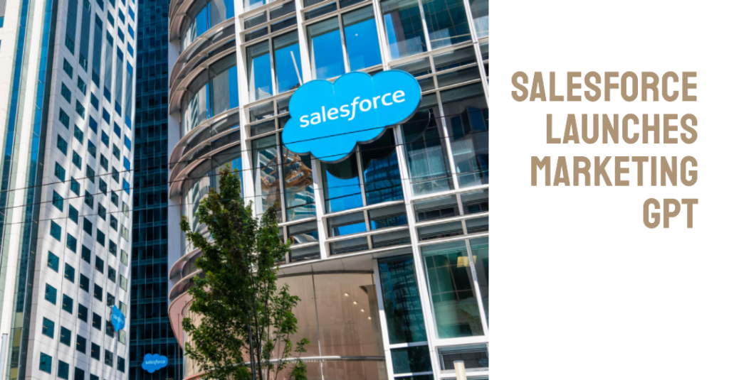 Marketing GPT, introduced by Salesforce, is an AI-powered product that enables marketers to create highly personalized and relevant experiences across various touchpoints. By harnessing the capabilities of generative AI and leveraging trusted data from Data Cloud, Marketing GPT empowers marketers to work smarter, reduce writing workload, improve marketing ROI, and deliver timely messages to their target audience.